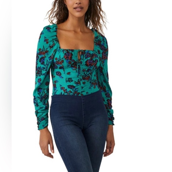 Free People Tops - Free People Hilary Printed Top NWT